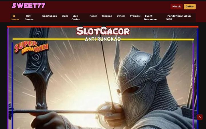 Screenshot of sweet77.net