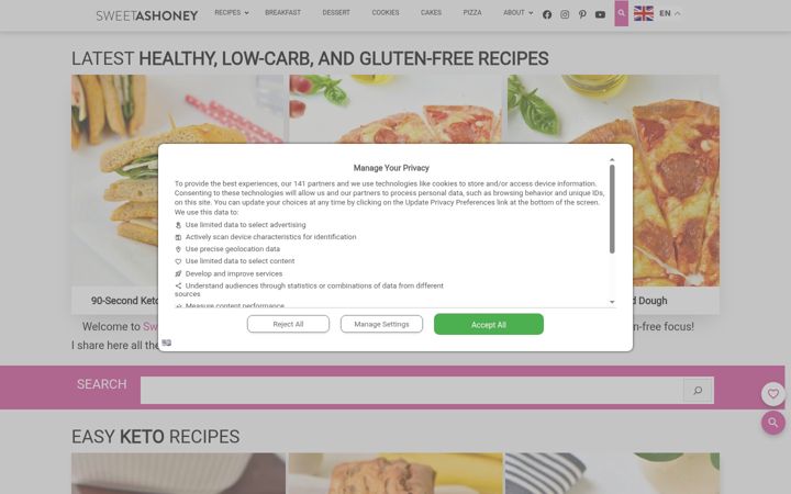 Screenshot of sweetashoney.co
