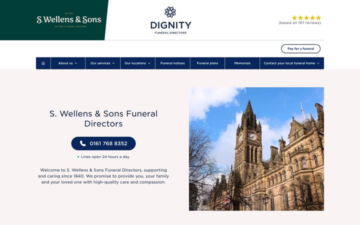 Screenshot of swellens.co.uk