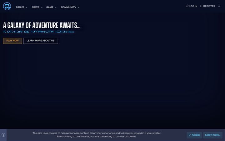 Screenshot of swgr.org