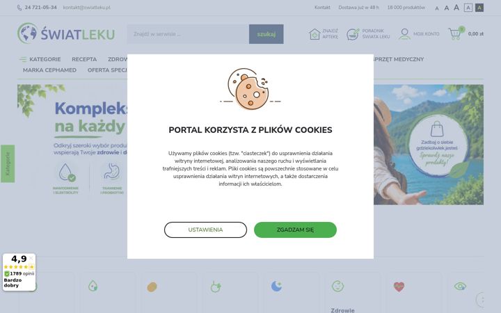 Screenshot of swiatleku.pl