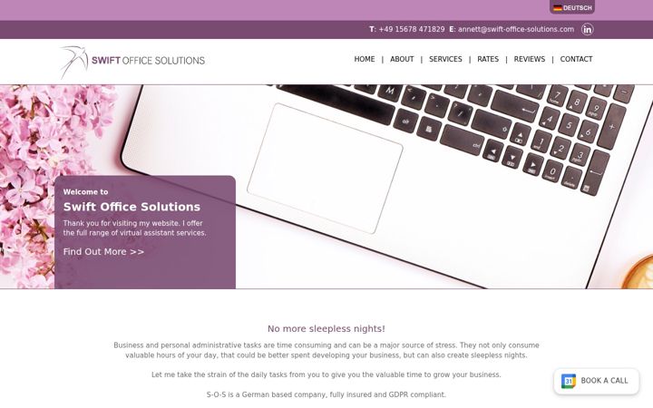 Screenshot di swift-office-solutions.com