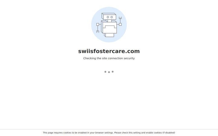 Posnetek zaslona swiisfostercare.com