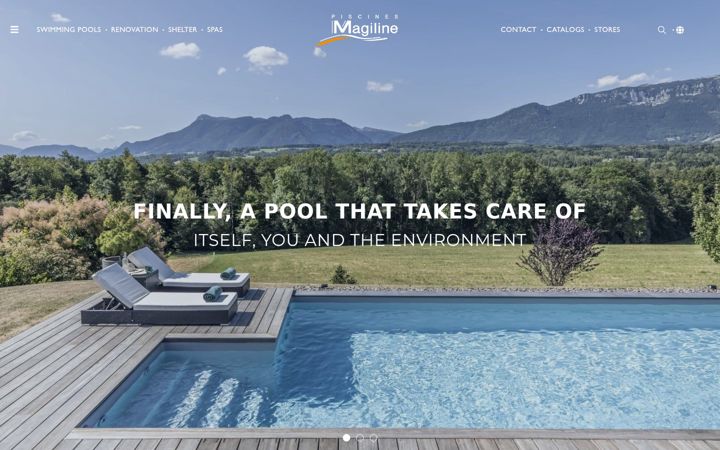 Skærmbillede af swimming-pools-magiline.com