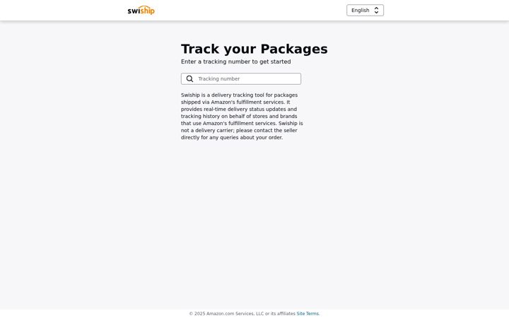 Screenshot of swiship.com