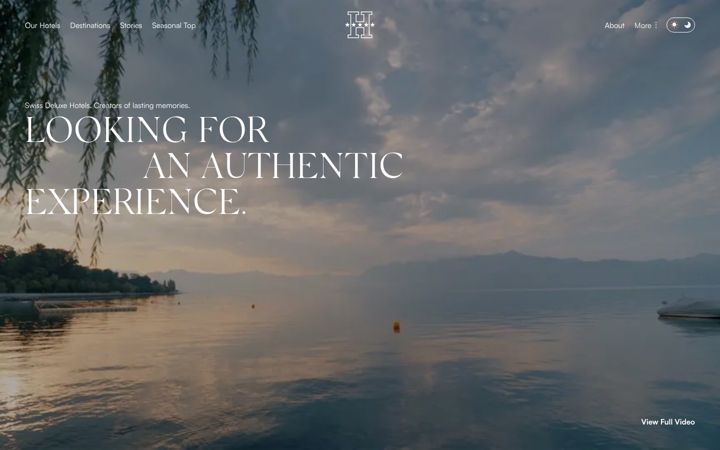 Screenshot of swissdeluxehotels.com