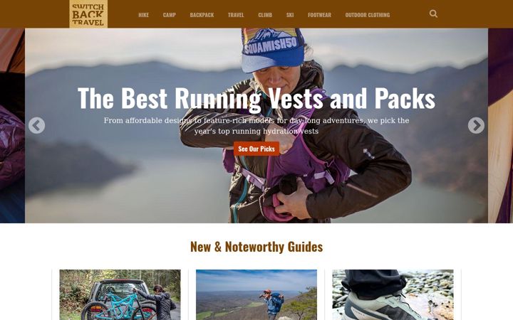 Screenshot of switchbacktravel.com