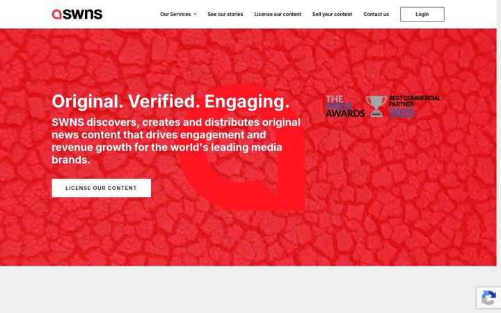 Screenshot van swns.com