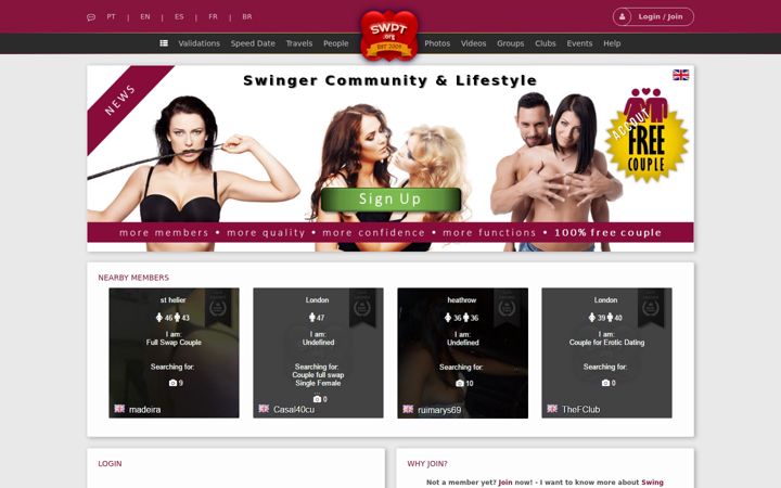 Screenshot of swpt.org