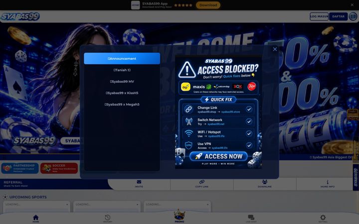 Screenshot of syabas99.com
