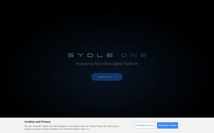 Screenshot of sydle.one