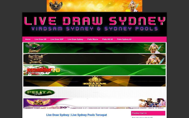 Screenshot of sydneypoolstoday.icu
