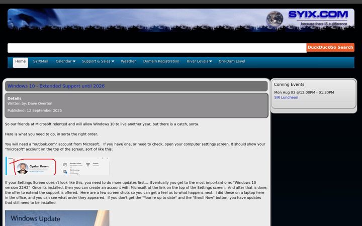 Screenshot of syix.com