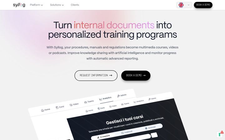 Screenshot of syllog.ai