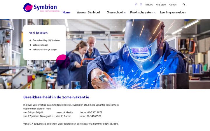 Screenshot ta' symbion-vo.nl