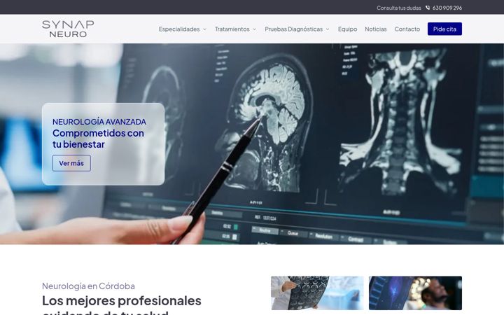 Screenshot of synapneuro.es