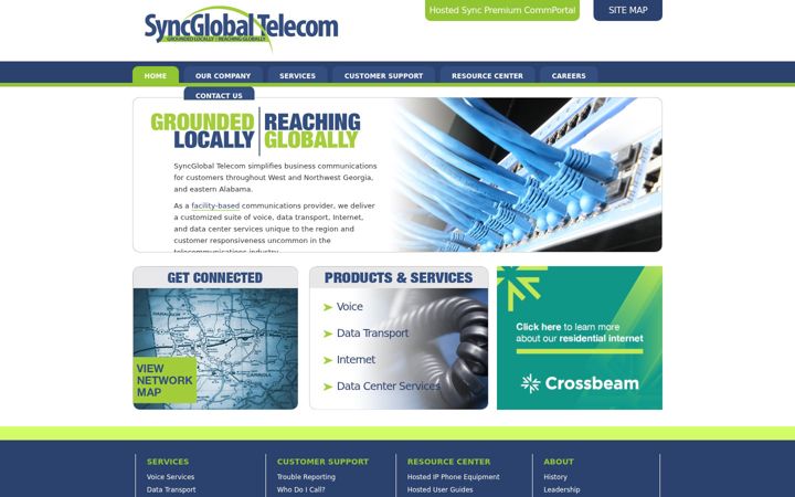 Screenshot of syncglobal.net