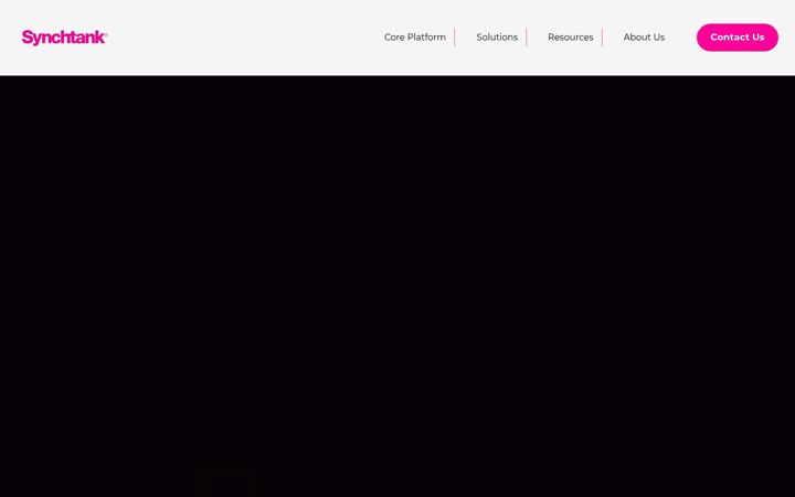 Screenshot of synchtank.net
