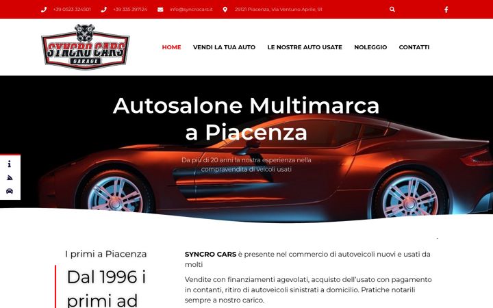Screenshot του syncrocars.net
