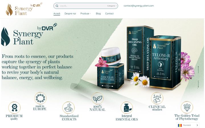 Képernyőkép: synergy-plant.com