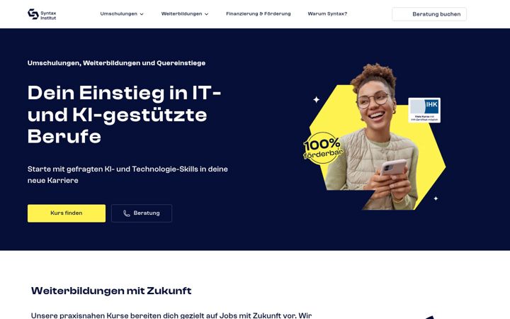 Screenshot of syntax-institut.de