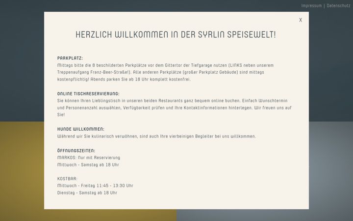 Screenshot of syrlin-speisewelt.de
