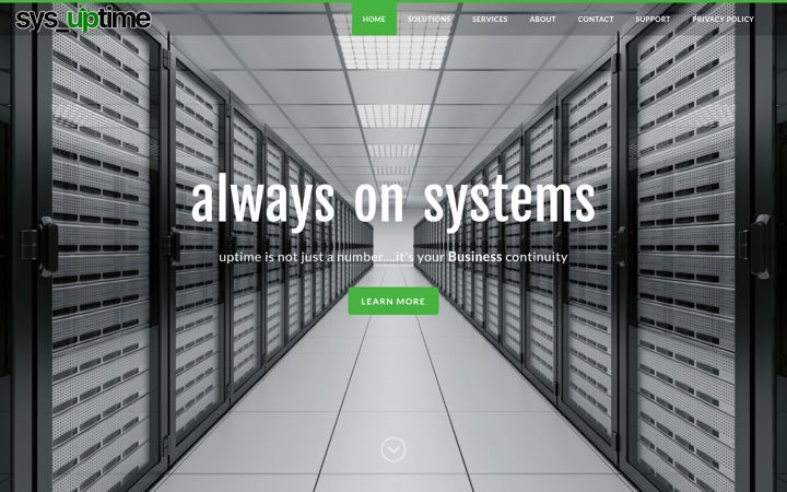 Screenshot of sys-uptime.com