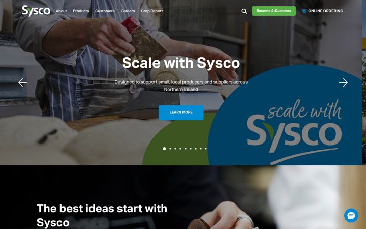 Screenshot of syscoireland.com