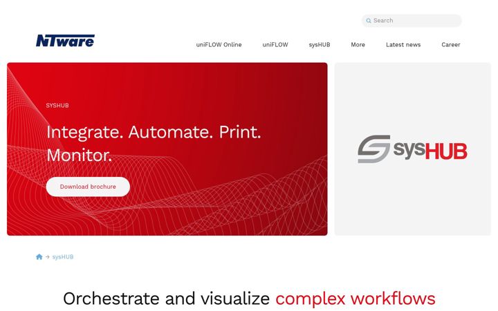 Screenshot of syshub.global