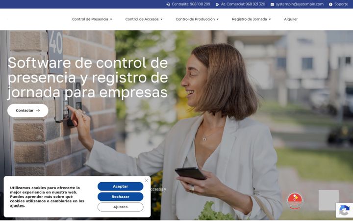 Screenshot ta' systempin.com