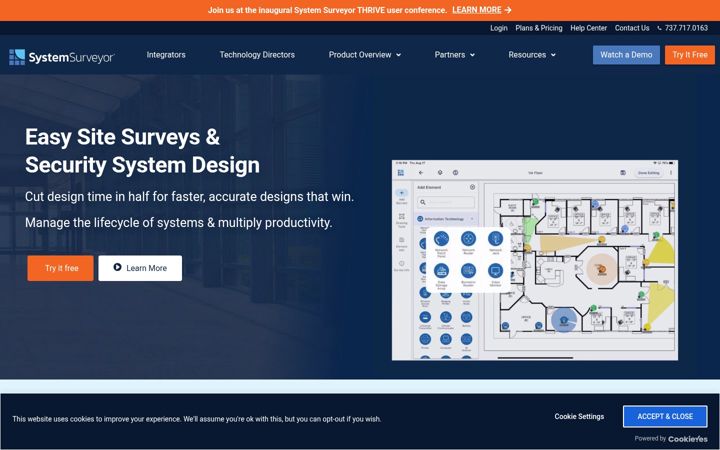Screenshot of systemsurveyor.com
