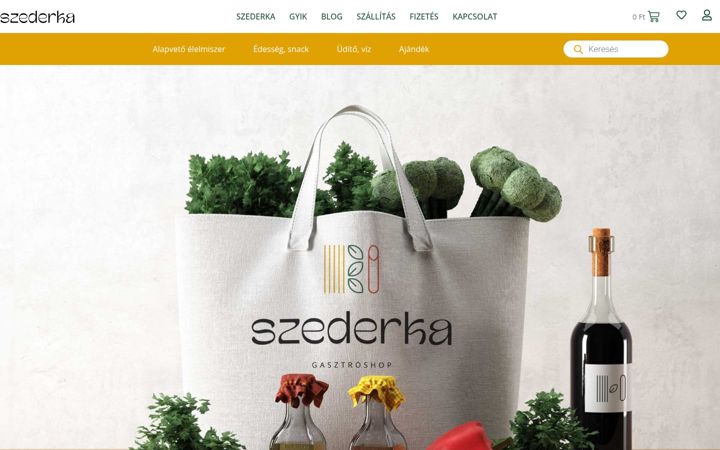 Captura de ecrã de szederka.hu