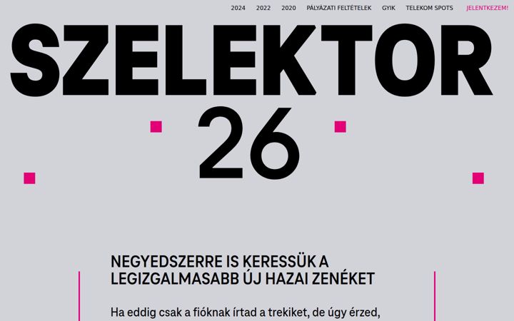 Skjámynd af szelektor26.hu