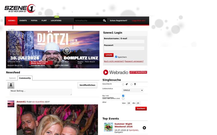 Screenshot of szene1.at