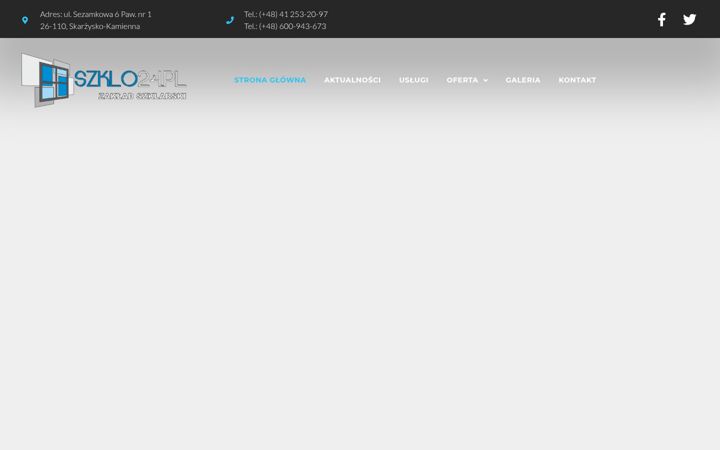 Screenshot ta' szklo24.pl