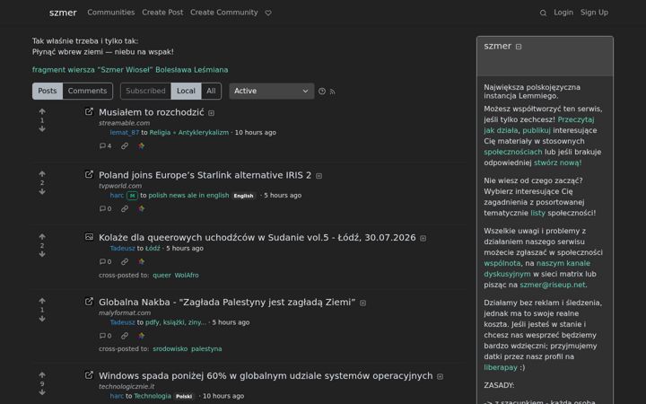 Screenshot of szmer.info