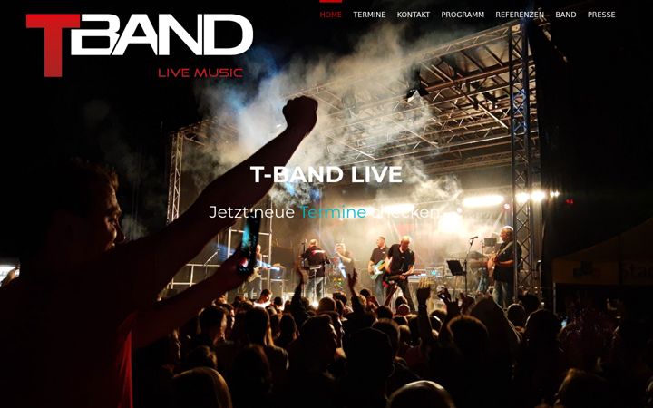 Screenshot di t-band.info