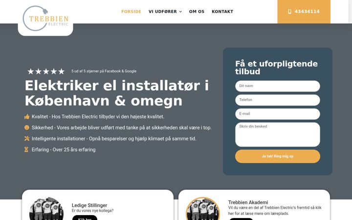 Screenshot του t-el.dk