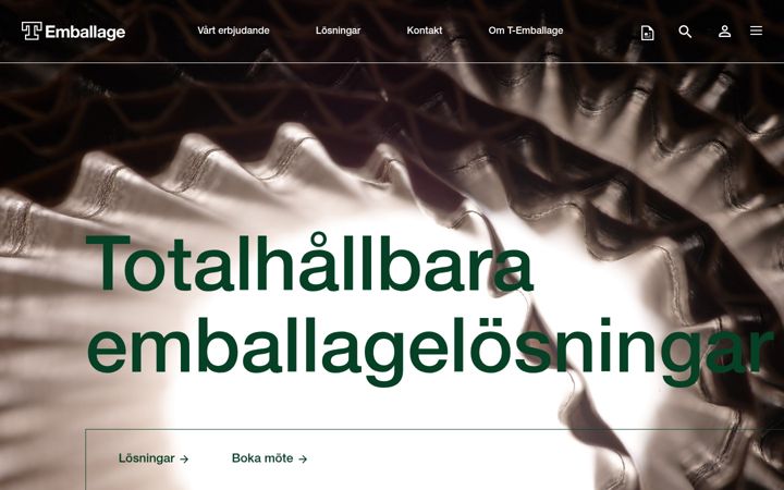 Screenshot of t-emballage.se