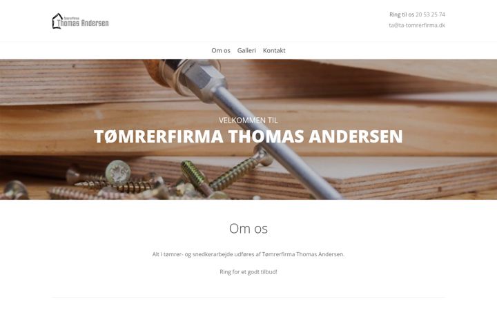 Skjermbilde av ta-tomrerfirma.dk