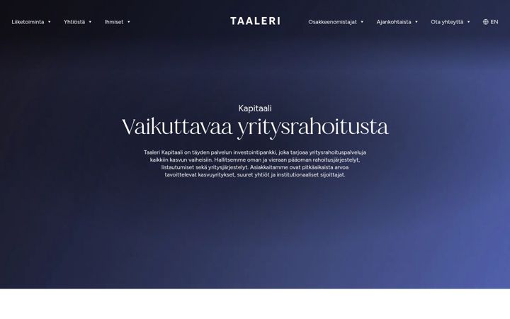 Screenshot van taalerikapitaali.com