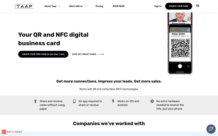 Screenshot of taap.co