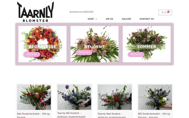 Snímek obrazovky taarnlyblomster.dk