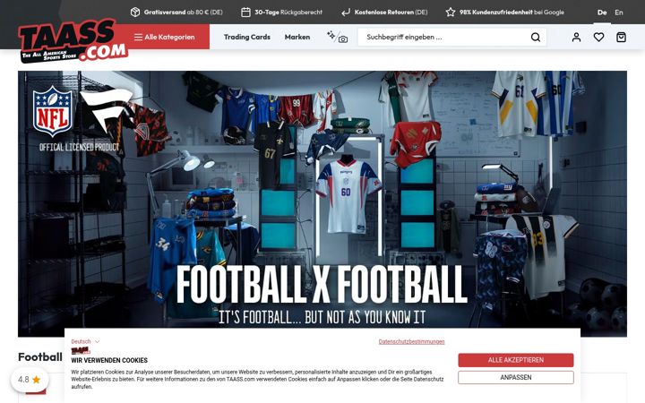 Screenshot di taass.com