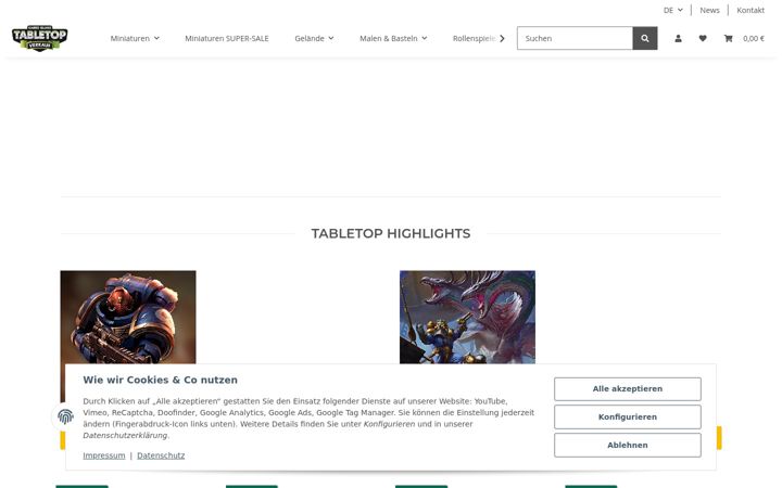Screenshot of tabletop-verkauf.de