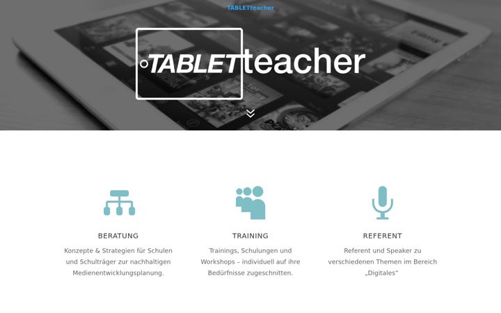 Screenshot of tabletteacher.de