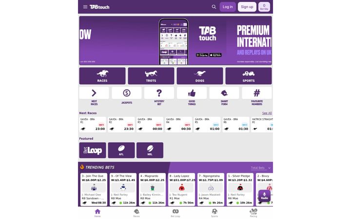 Screenshot of tabtouch.mobi