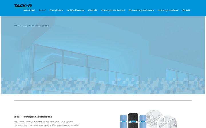 Captura de ecrã de tack-r.pl