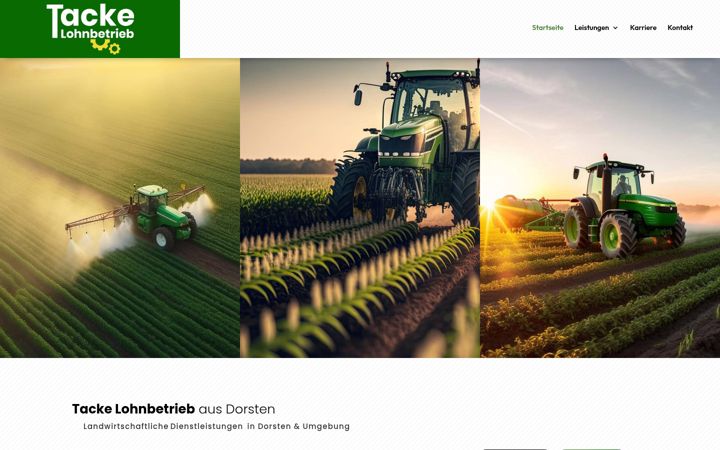 Screenshot van tackelohnbetrieb.de