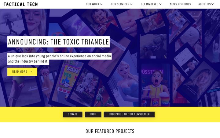 Screenshot of tacticaltech.org